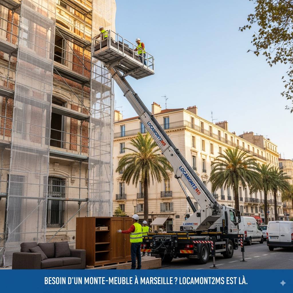 Location de monte-charge pour menuiseries et tuiles Aix en Provence 13